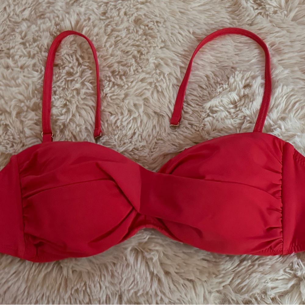 Profile By Gottex Red Bikini Top